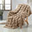 Tread Pattern Rabbit Faux Fur Throw-105343202-106949483