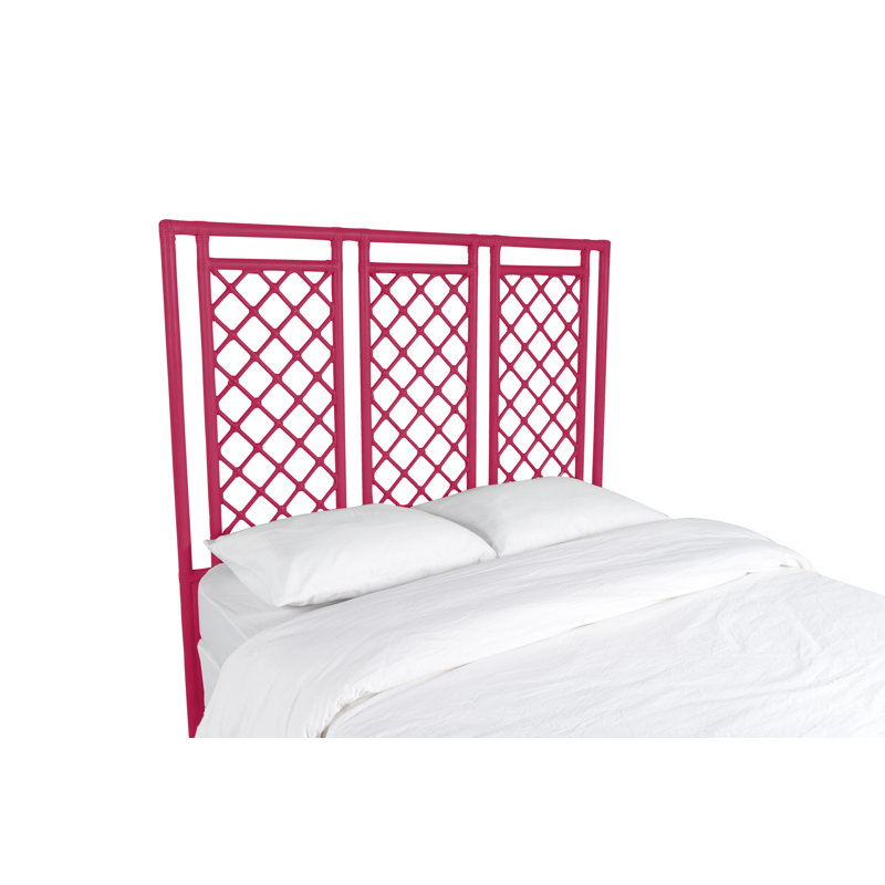 X And Diamond Headboard, Hot Pink, Queen