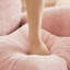 Chenille rose trois - modulaire avec courbe ergonomique, épissage doux et flexible pour les espaces de vie