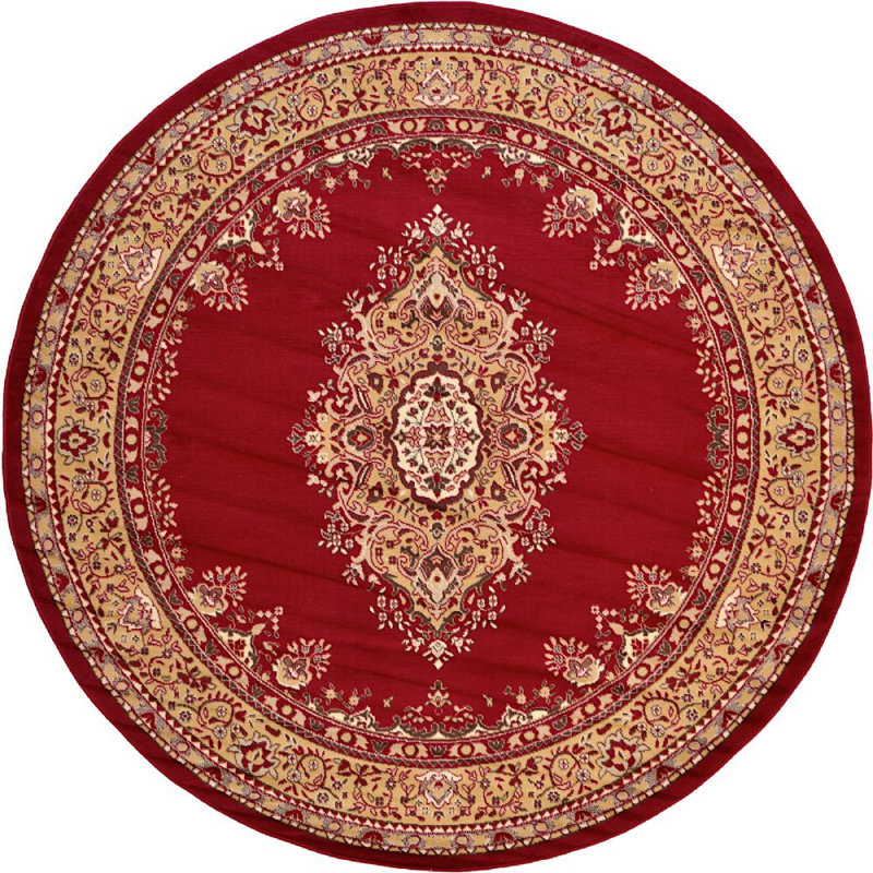 Anahita Oriental Indoor Rug, Round 8'