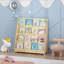 Bibliothèque pour enfants à 4 niveaux, tablettes pour livres pour tout-petits, aide à garder les chambres, les salles de jeux et les salles de classe organisées-2136318058