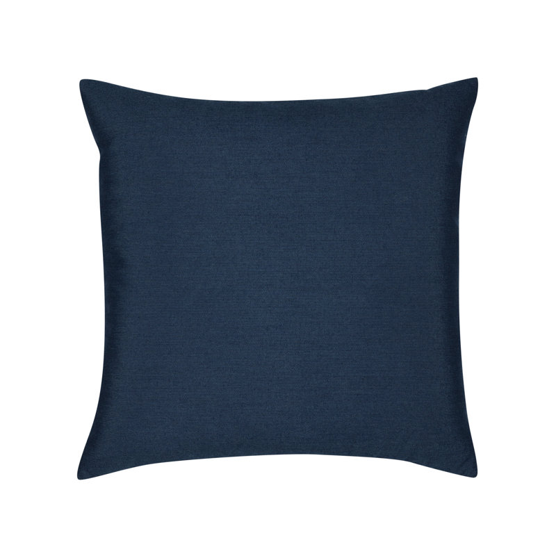Illusion Indigo Square Performance Pillow Cover & Insert, Navy
