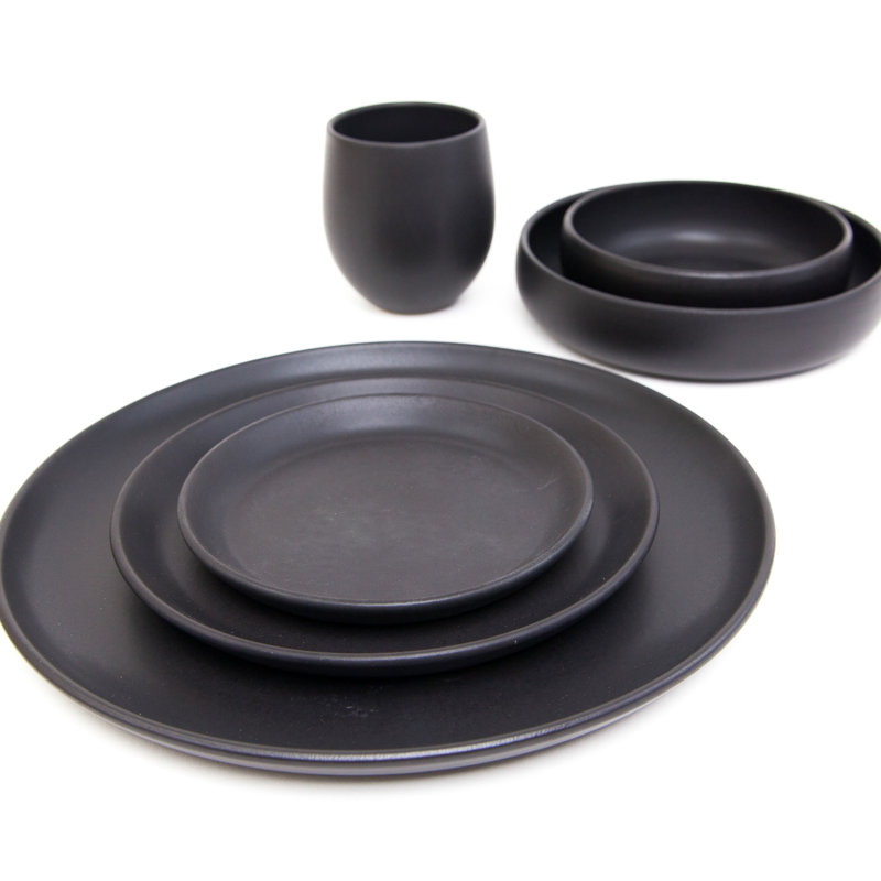 Couvert individuel 6 pièces Borgen, Basalte