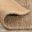Annello Natural Jute Fabric Area Accent Rug