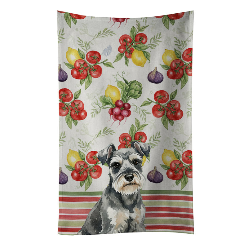 Serviette de cuisine miniature Schnauzer, Miniature Schnauzer