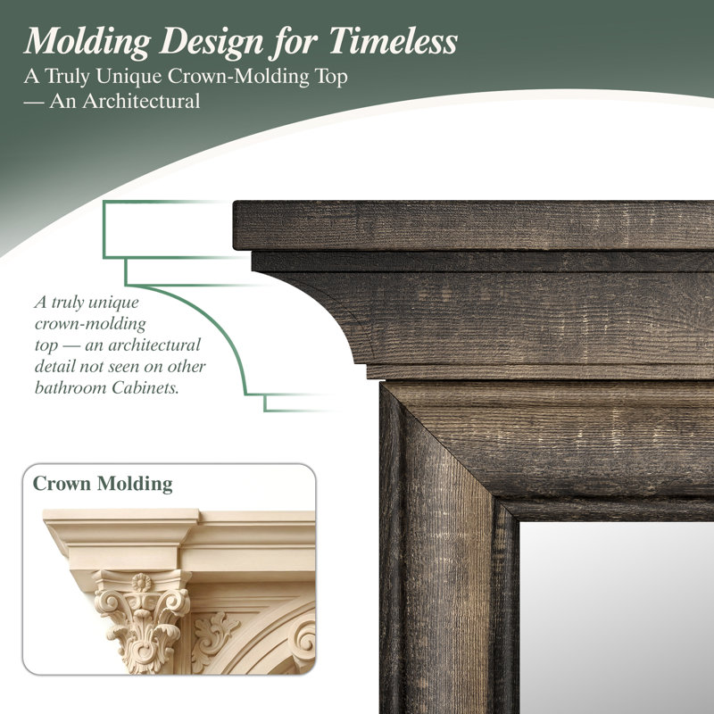 Medicine Cabinet With Mirror and Adjustable Shelves