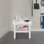 Table de travail avec dosseret, table de préparation pour cuisine, restaurant, garage, buanderie-102046165
