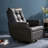 Ergonomic 360°Rotating Recliner with Wide Backrest-184704737