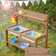 Fun outdoor kitchen with play tub