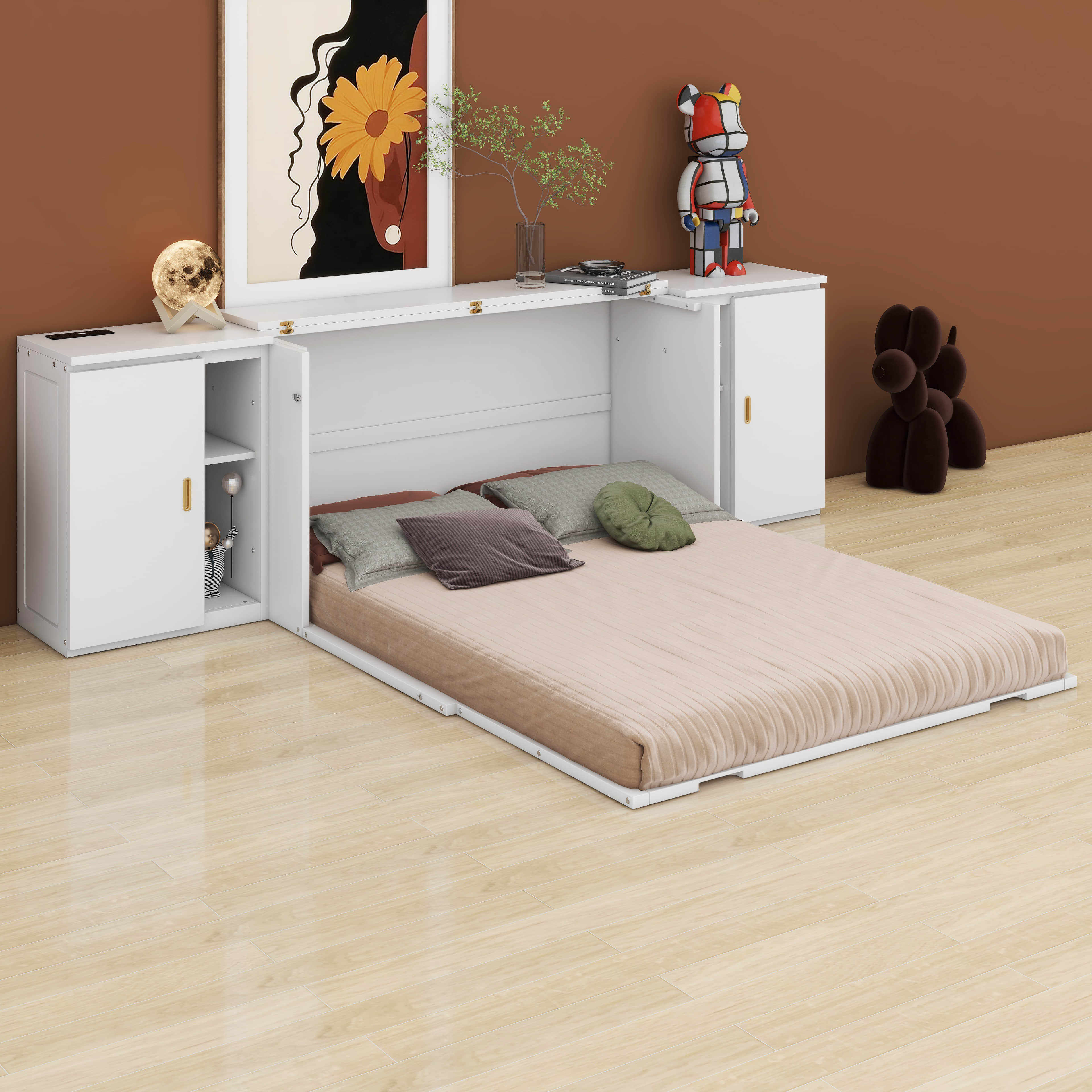 Red barrel studio caden murphy storage bed wayfair