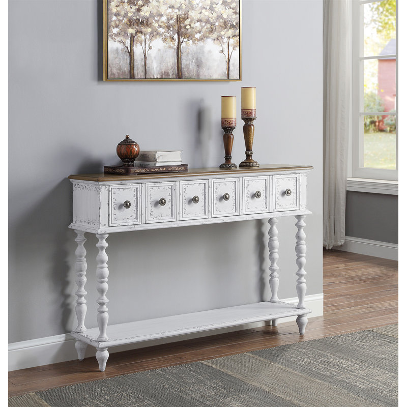 33.02" Solid Wood Console Table Wood Console Table Entryway Table Modern Console Table,Hoyer table