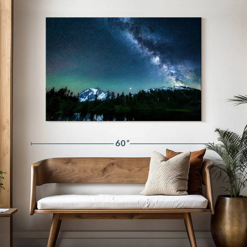 Alvord Mount Shuksan Starry Night, 34" H x 51" W