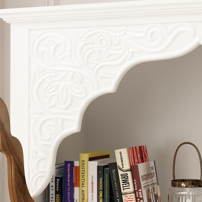 Ahbree 31,5 po de largeur, Blanc / Brun