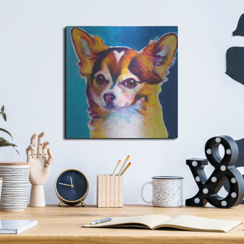 «Chihuahua - Honey» par Dawg Painter, H 12 po x l 12 po