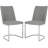 Chromium 18.1'' H Faux Leather Upholstered Metal Side Chair-908098586