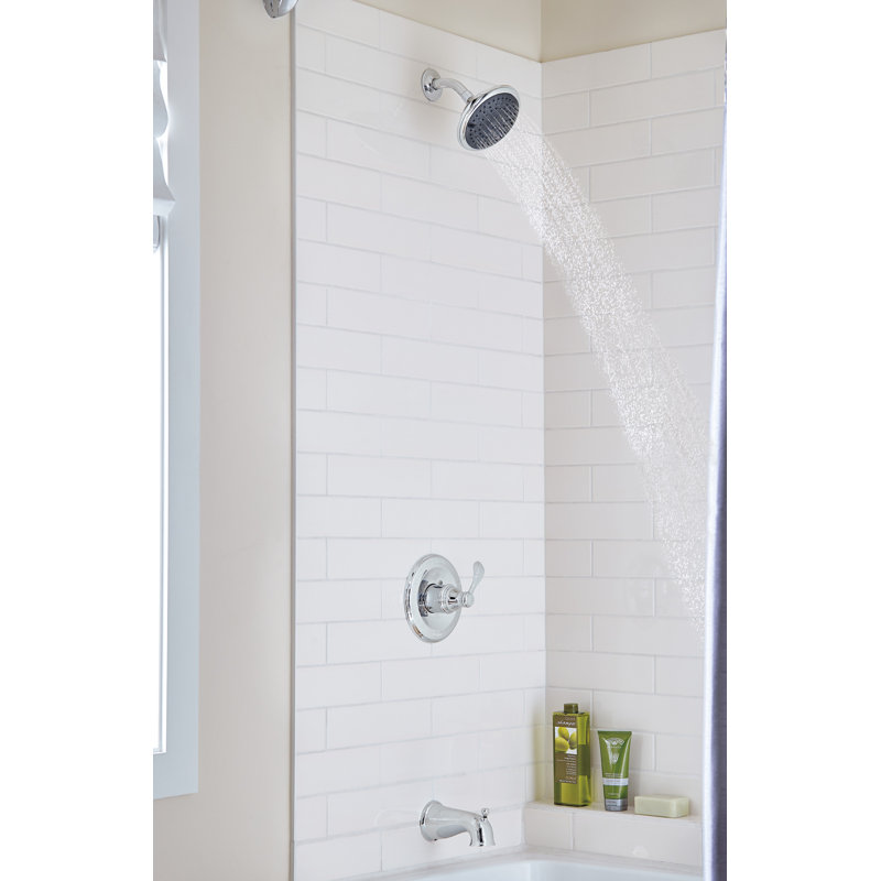 Robinet de baignoire et de douche à pression équilibrée avec valve brute et moniteur Porter