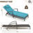 2-Piece Rattan Patio Chaise Lounge Set, Adjustable Recliners with Cushions-154793035