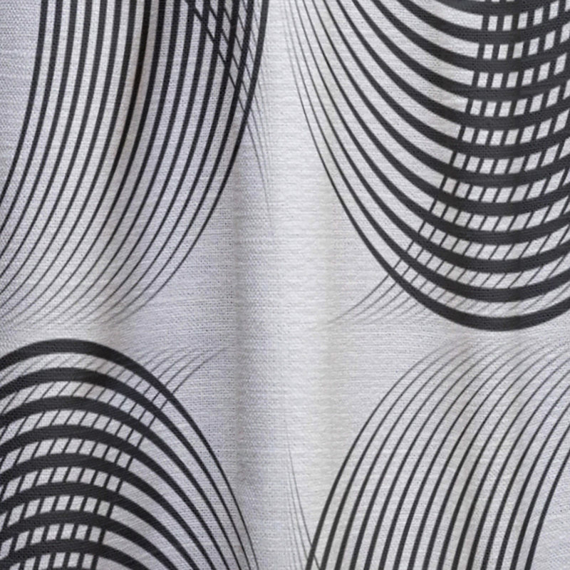 Panneau de rideau simple occultant monochrome Mid-Century, L 52 po x L 84 po