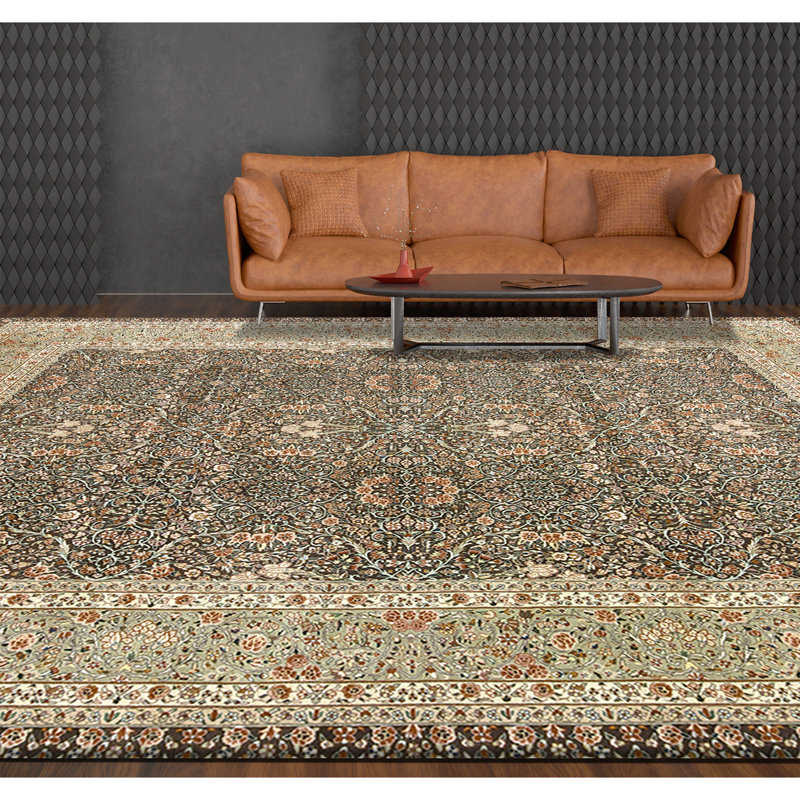 Handmade Wool Oriental Area Rug