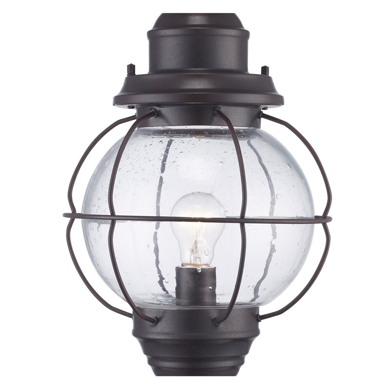 Tête de lanterne 1 lumière Basham, Bronze rustique, H 19 po x l 10 po