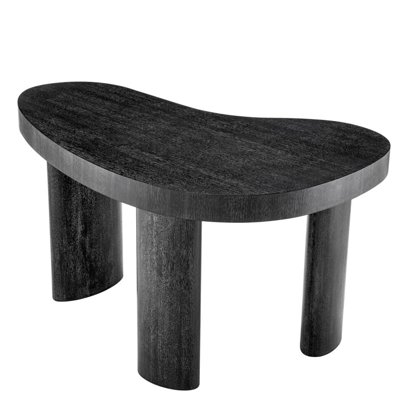 Desk Vence Charcoal Gray Oak Veneer - Legs Set Of 3