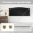 Queen/Full Size Wall Mounted Headboard for Adjustable Bed, Velvet Tufted Upholstered with Sturdy Wooden Legs- Black-1881806552