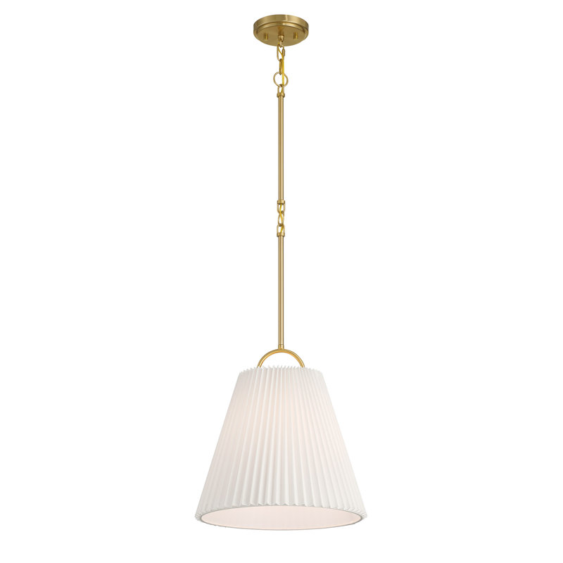 Luminaire suspendu 1 lumière Vilna, Laiton