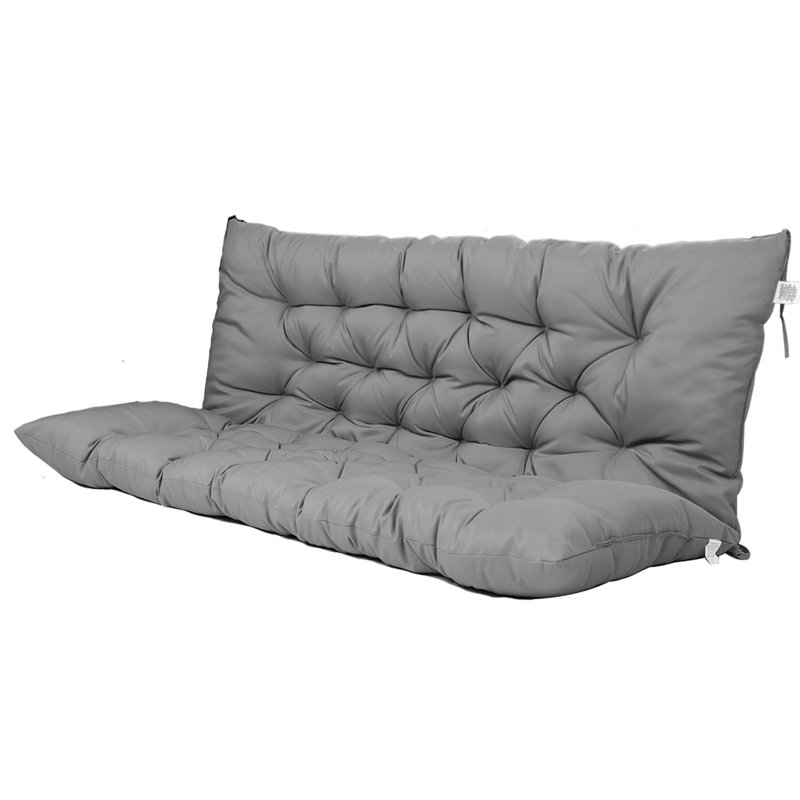 Coussins de siège de remplacement pour balancelle, coussins de banc 2-3 places pour mobilier d'extérieur avec dossier