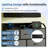 TV Stand with 8 Fabric Drawers & LED Lighting-150144912