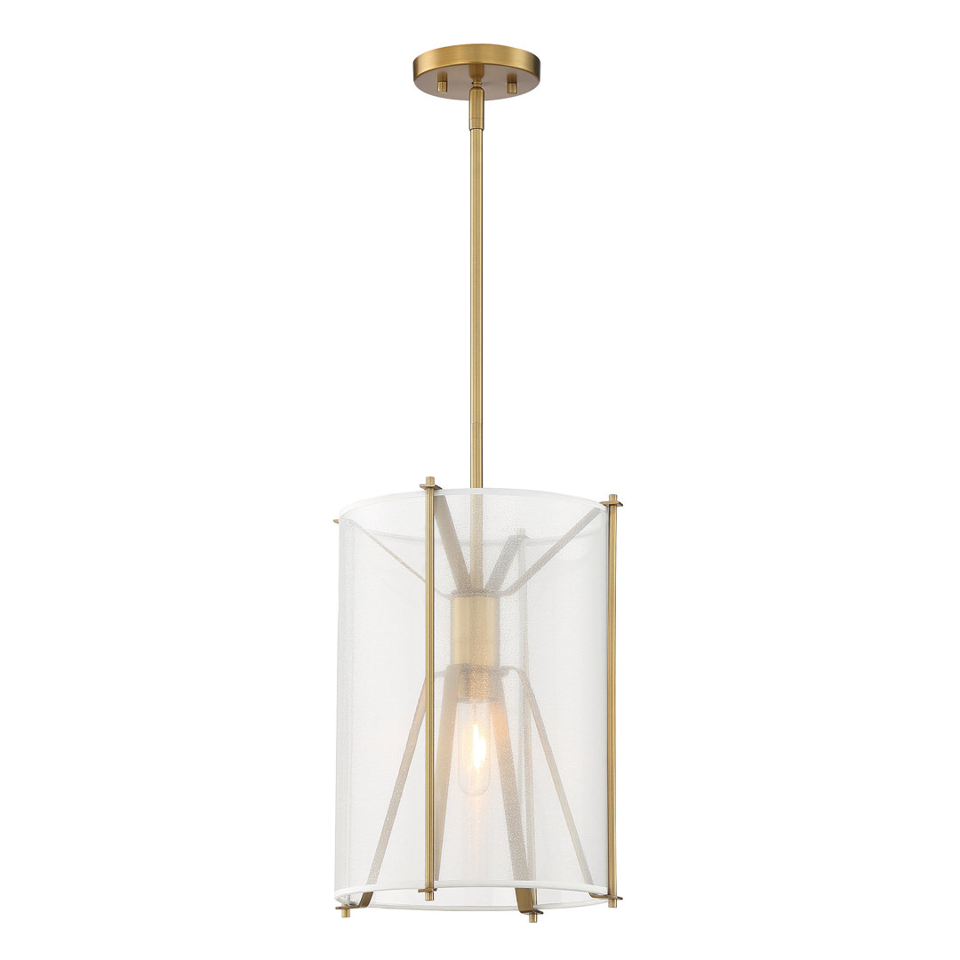 Heitor 1 - Light Old Satin Brass Unique/Statement Pendant Mercer41