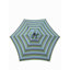 PARAPLUIE 9 PIEDS AVEC LUMIÈRE LUMINEUSE Bleu et rayures-574790215