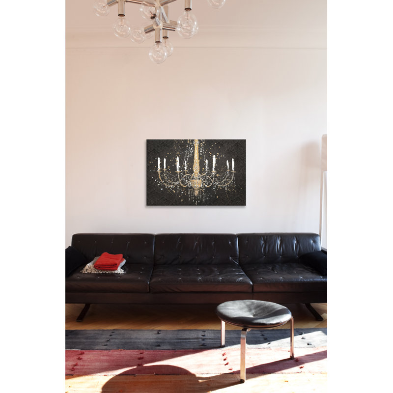 « grand lustre i », reproduction, H 18 po x l 26 po x p 1,5 po, Toile