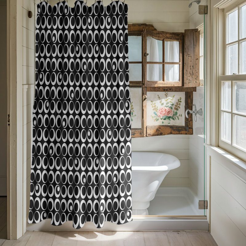 Dark Grey - Premium Shower Curtain, 74"H x 71"W