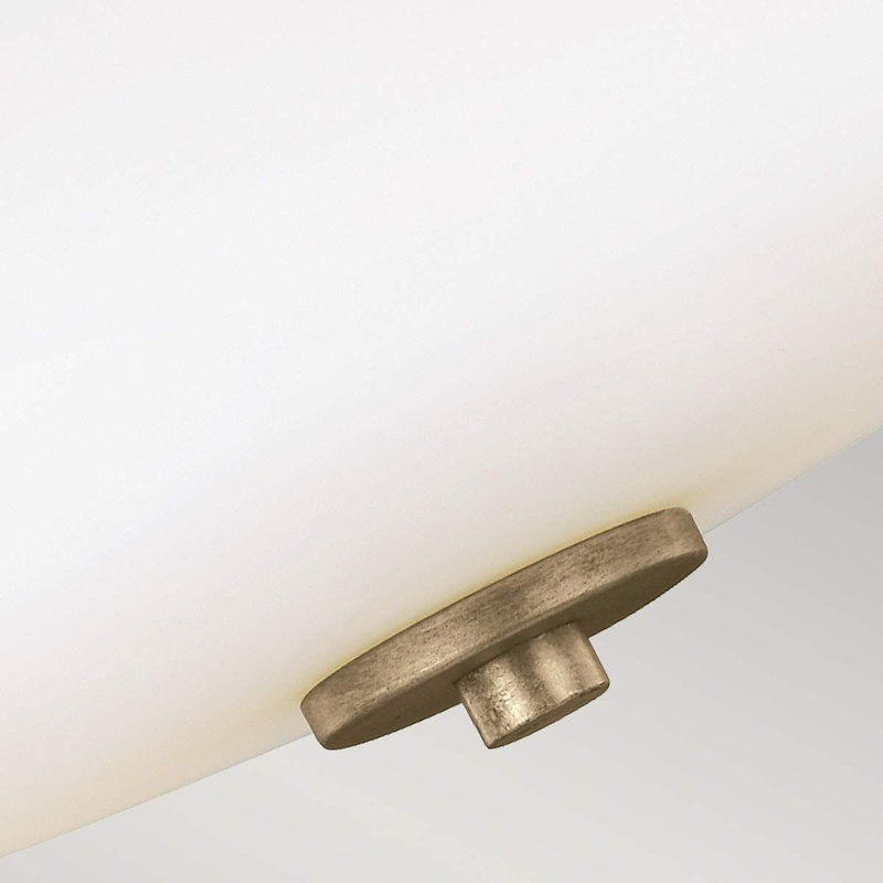 Scrivner Glass Semi Flush Mount, Sunset Gold