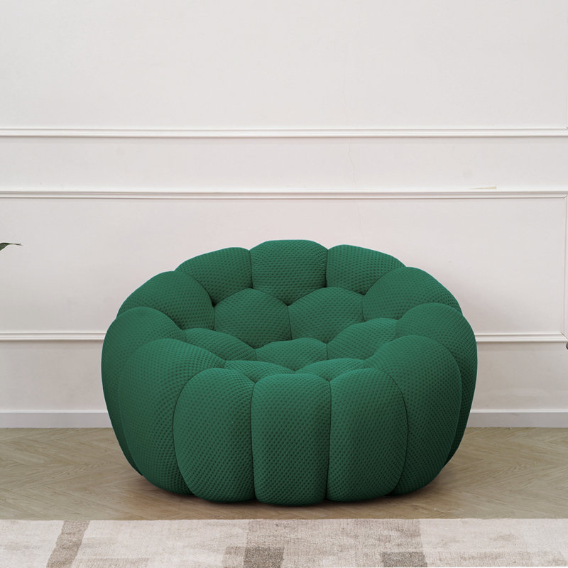 Bubble Modular Sofa Single Seat,Compression sofas, Green