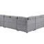 Canapé d'angle multi-fonctionnel en forme de L avec rangement et lit convertible-156239347