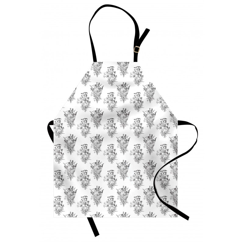 Tablier de plantes sauvages