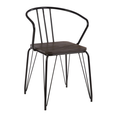 Wolfsberg 46cm H Metal Windsor Back Side Chair