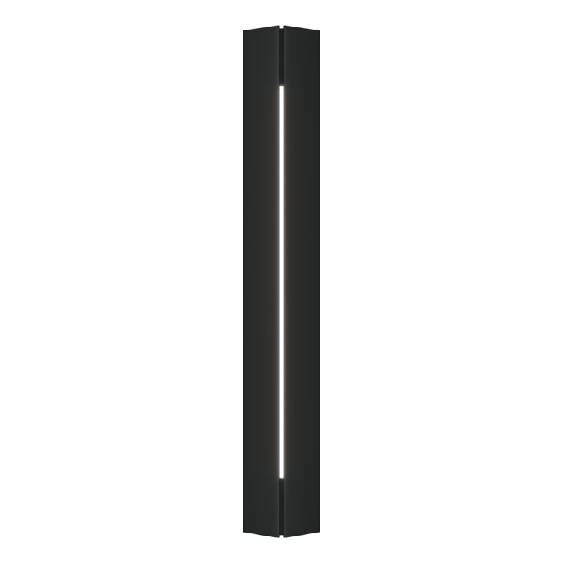 Gallery Outdoor Sconce, 35.9" H x 5.5" W x 4.1" D, Coastal Black