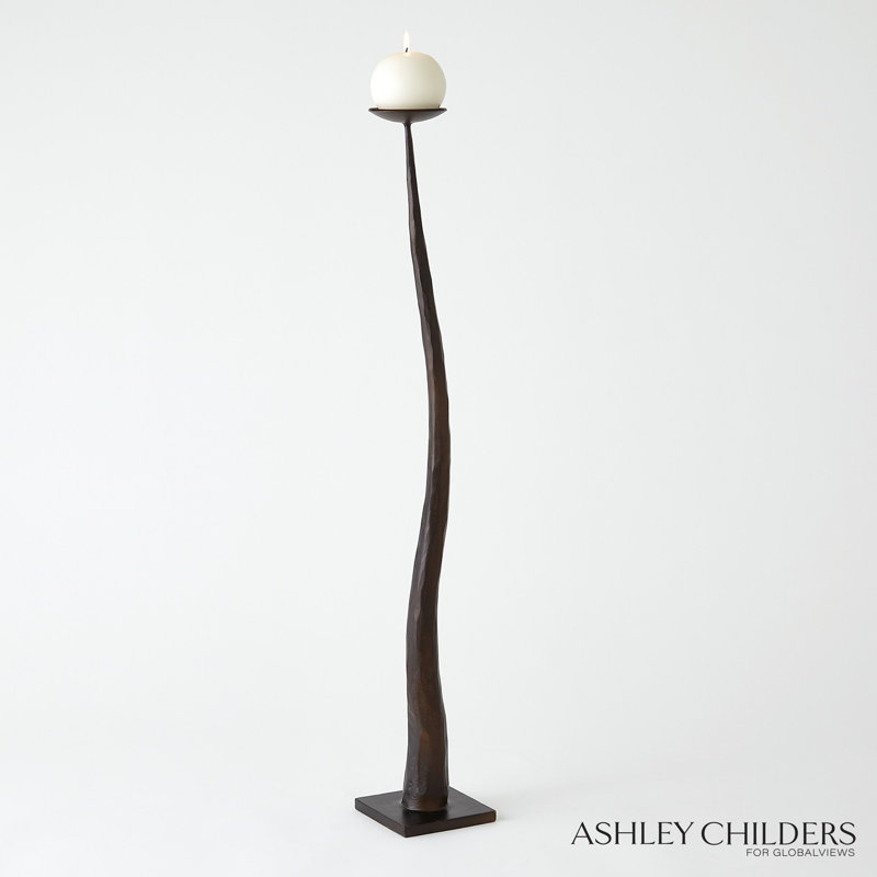 Chiseled Candle Holder-Short, 30" H x 4.5" W x 4.5" D