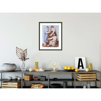 «Three Women at the Fountain» par Pablo Picasso, impression giclée sur cadre