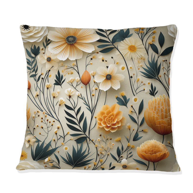 Motif bohème Botanical Nomad, H 16 po x l 16 po