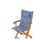 Foldable Outdoor Patio Dining Side Chair with Cushion-48754812