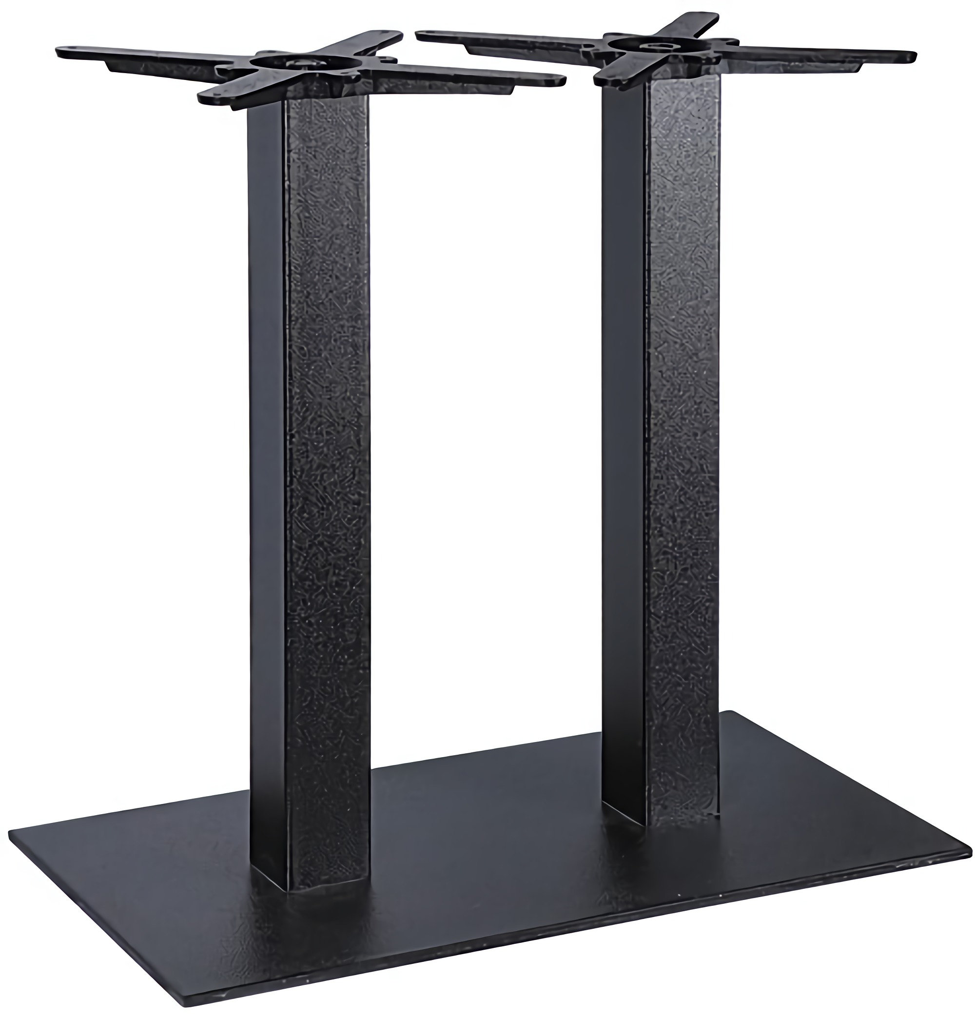 Taiga Furnishings Cliff 28.34'' 15'' w Cast Iron Rectangular Table Base ...