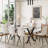 9-Piece Glass Top Dining Table Sets-1264657864