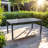 Allen Patio Rectangular Dining Table with Umbrella Hole