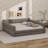 King Size Upholstered Daybed With 2 Drawers, Lambswool Day Bed Frame With USB Ports And Soft Backrest-1984484443