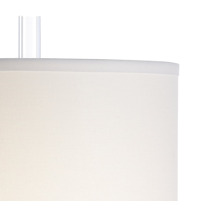 Lampe de table transparente / bleue 34 "Frederick Cooper