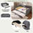 Upholstered Daybed With Usb And Trundle-1797229370