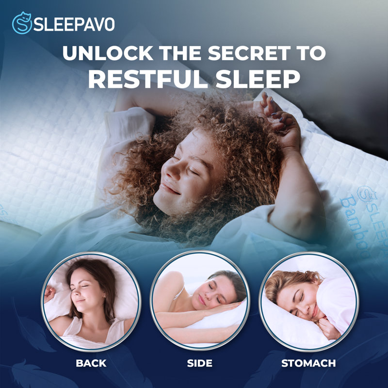 Oreiller grand format en mousse à mémoire de forme Sleepavo